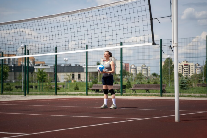 volleyball court flooring materials